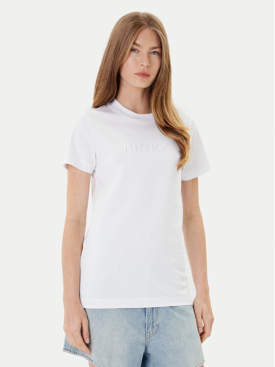 

Футболка regular fit Start 101752 A2RD Pinko, белый