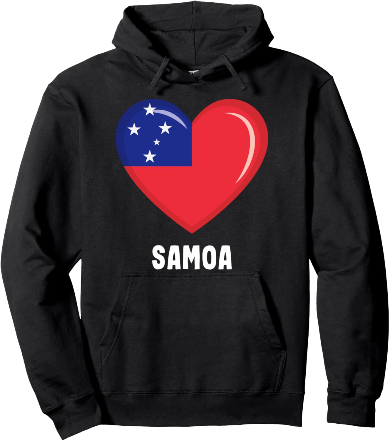 

Толстовка с флагом Самоа, Толстовка с изображением флага Самоа Samoa Flag Clothing, черный