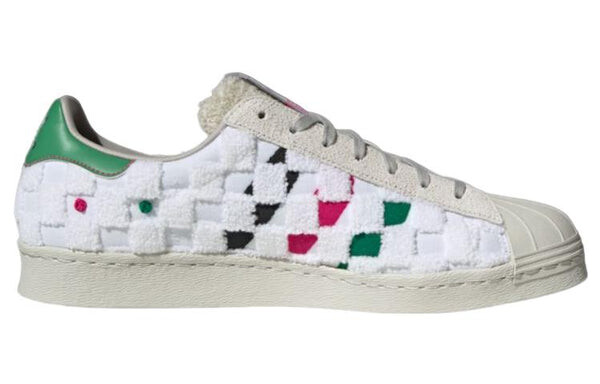Кроссовки оригиналы суперзвезда 80-х x хан мейлин Adidas, белый — фото 2