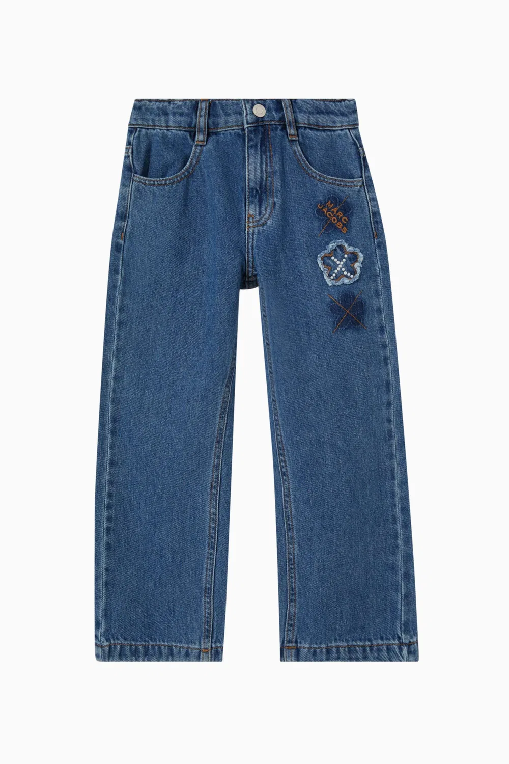 Джинсы с принтом Daisy Jeans MARC JACOBS