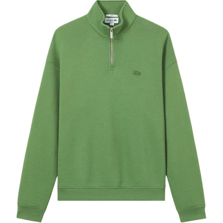 Женский свитшот на молнии Lacoste, Light Grass Green