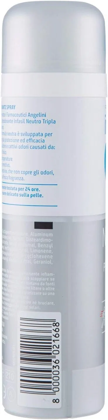 Дезодорант-антиперспирант Beni Culinari Infasil Neutral Triple Protection, набор 6 шт. по 150 мл — фото 3