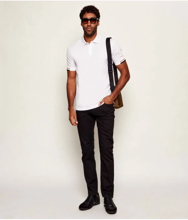 Мужские джинсы slim fit H-Delaware BOSS, черный — фото 2