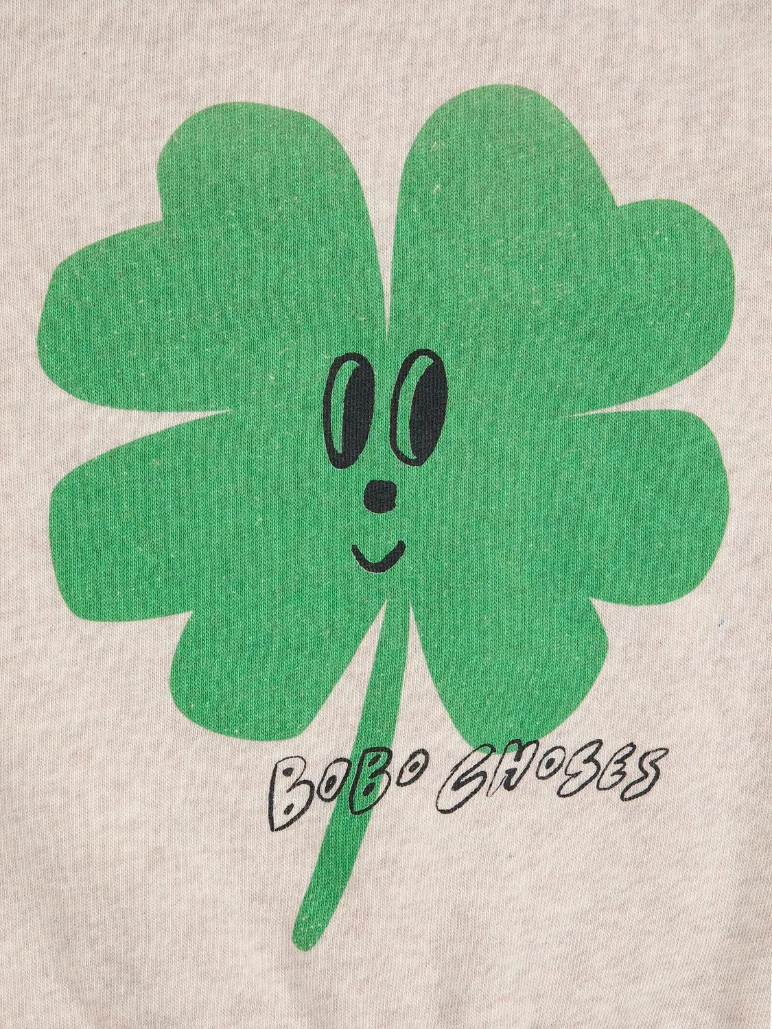 Свитшот с регланом Lucky Clover Bobo Choses, бежевый — фото 2