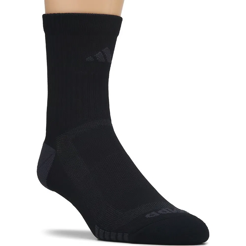 Мужские высокие носки до щиколотки комплект из 3 пар Adidas, White/Black/Grey — фото 3