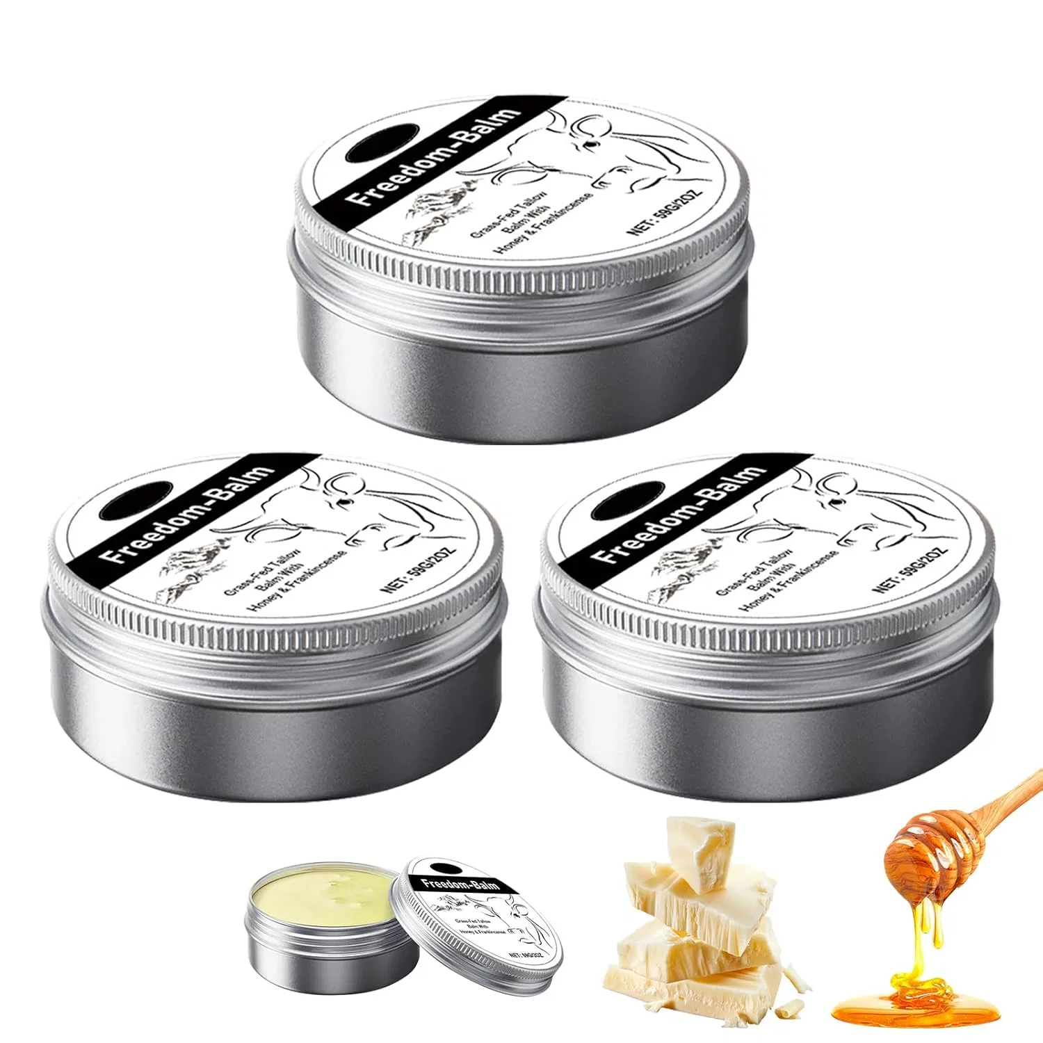 Крем для тела и лица, ACAREY, набор 3 шт., 59 г, 3 Items