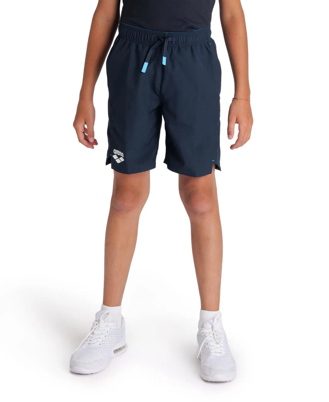 Детские шорты с быстросохнущей тканью Arena Junior Team Bermuda Panel, Blue — фото 3
