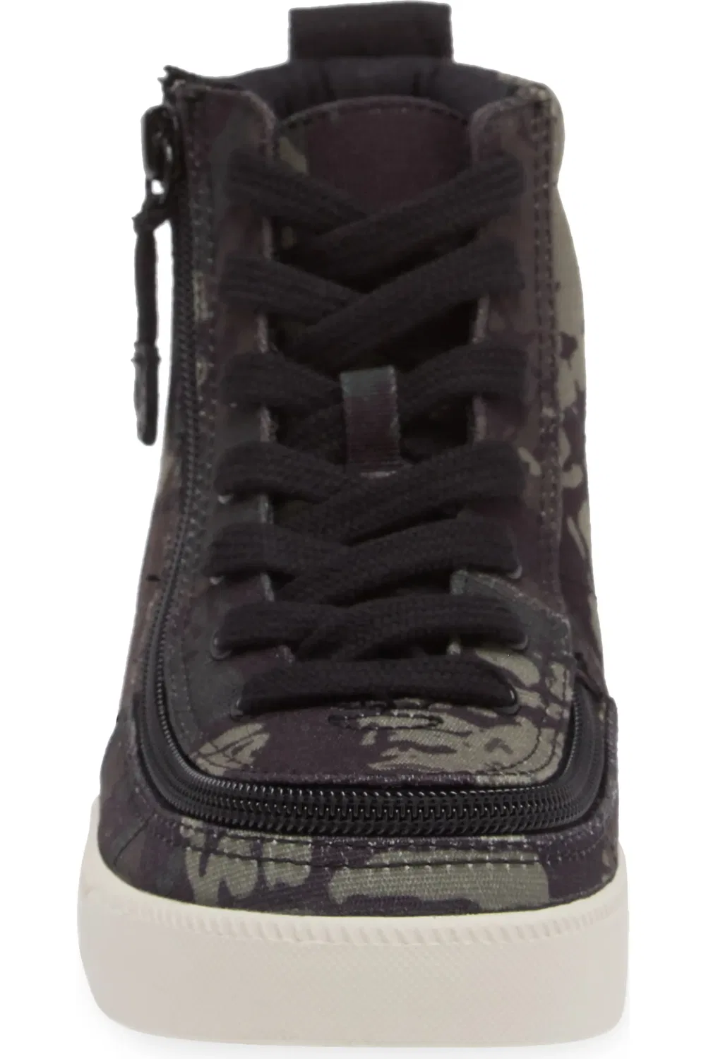 Кеды детские высокие с застежкой-молнией Classic High Top BILLY Footwear, Camo/White — фото 4