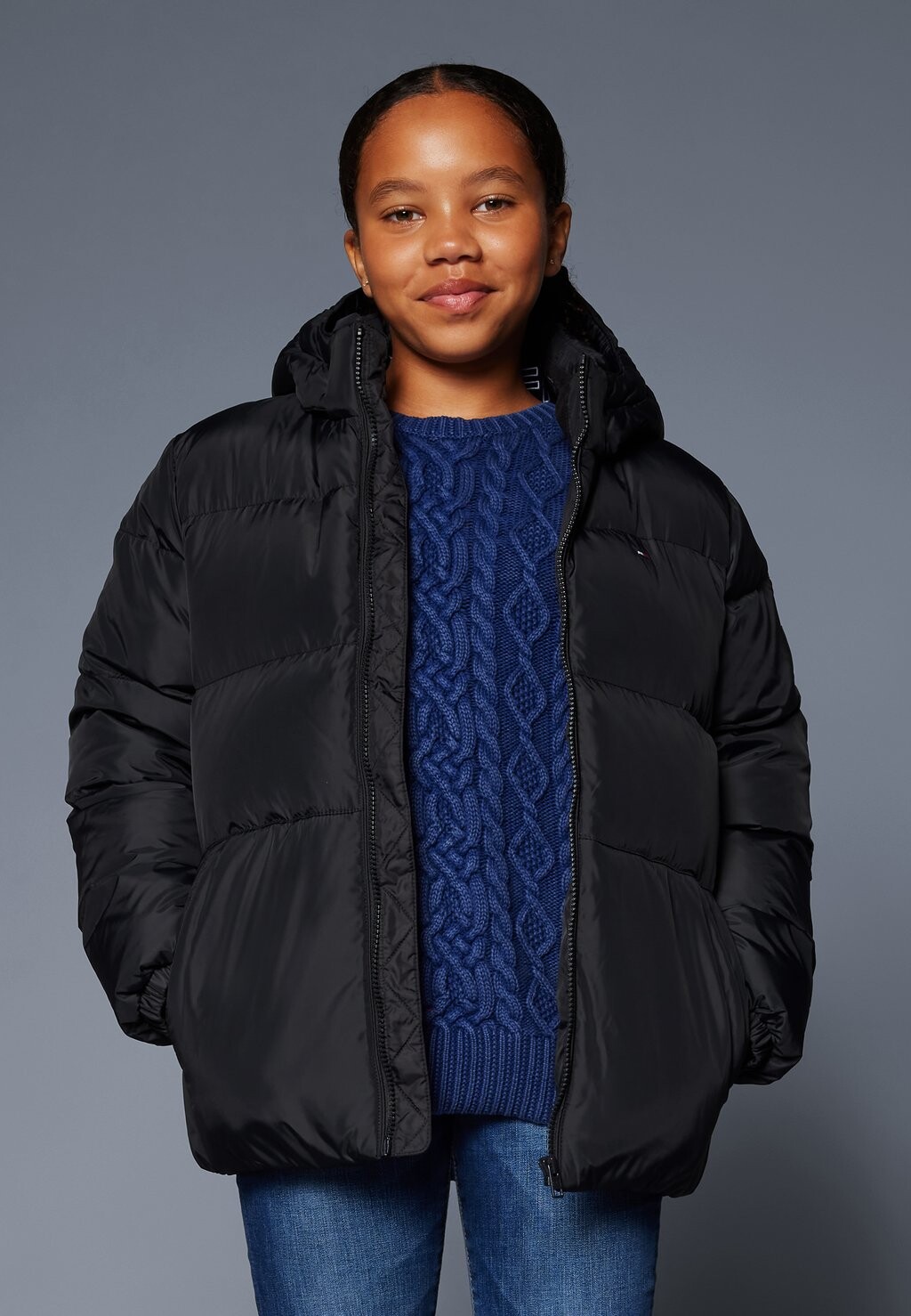 

Пуховик ESSENTIAL Tommy Hilfiger, черный