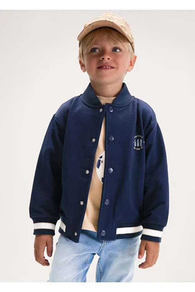 Детское пальто для мальчиков с длинным рукавом College Coat Mayoral, Navy Blue