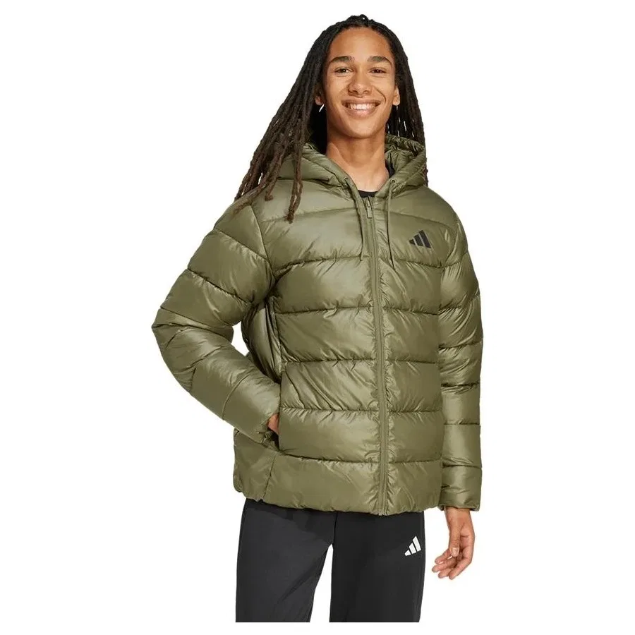 Мужская куртка с длинным рукавом Ess Sd Puf Hd J adidas, Зеленый — фото 2