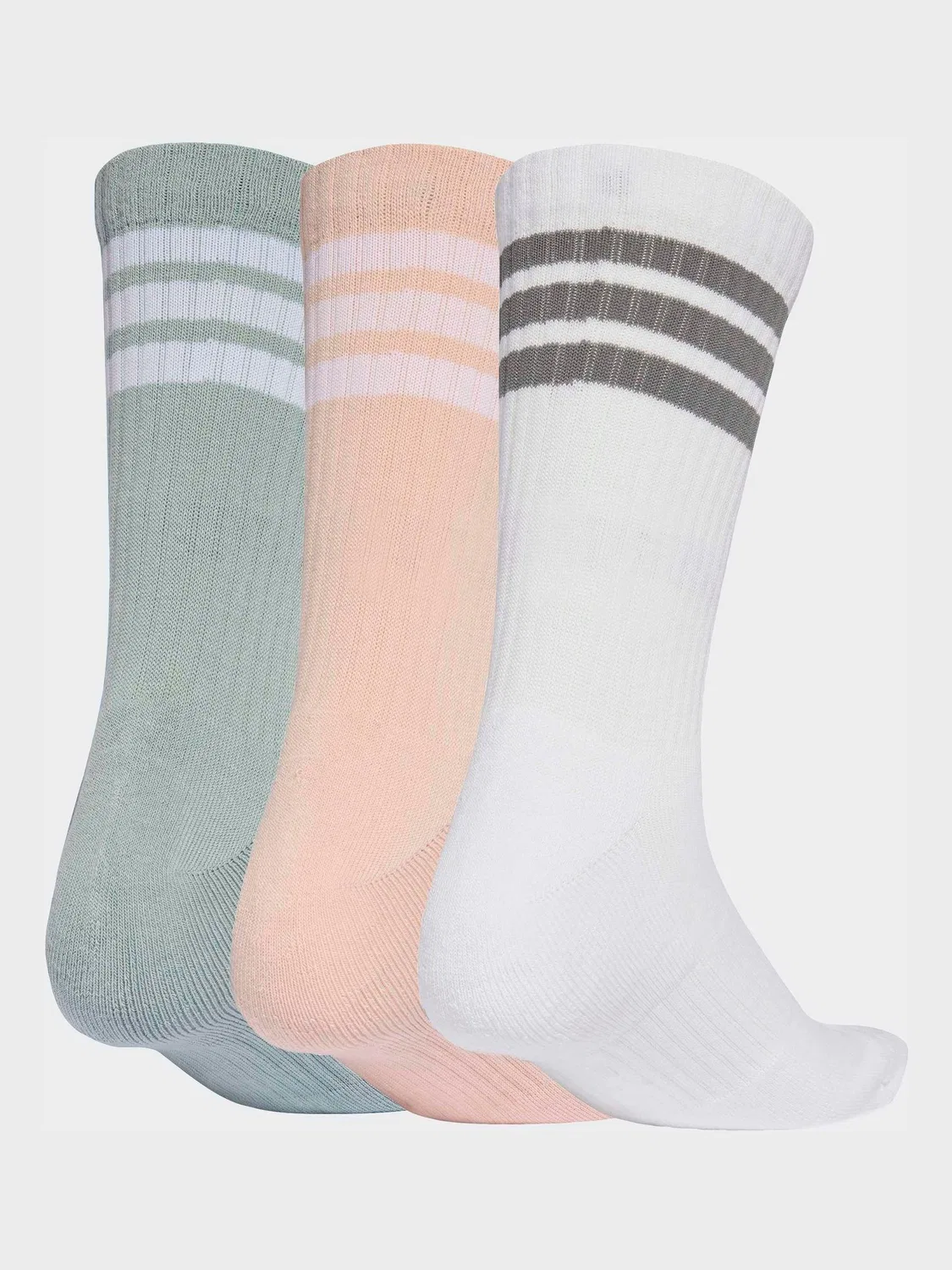 Носки повседневные Crew Socks adidas, розовый — фото 2