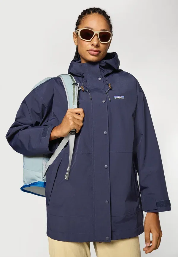 Куртка дышащая Outdoor everyday rain Patagonia, sunken blue, синий — фото 4