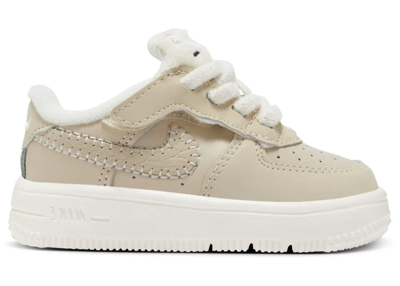 Детские кроссовки Lifestyle Nike Air Force 1 Low SE EasyOn, Sanddrift/Sail/Dark Raisin/Pale Ivory