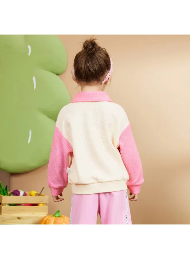 Худи с воротником Peppa Pig, бежевый — фото 4