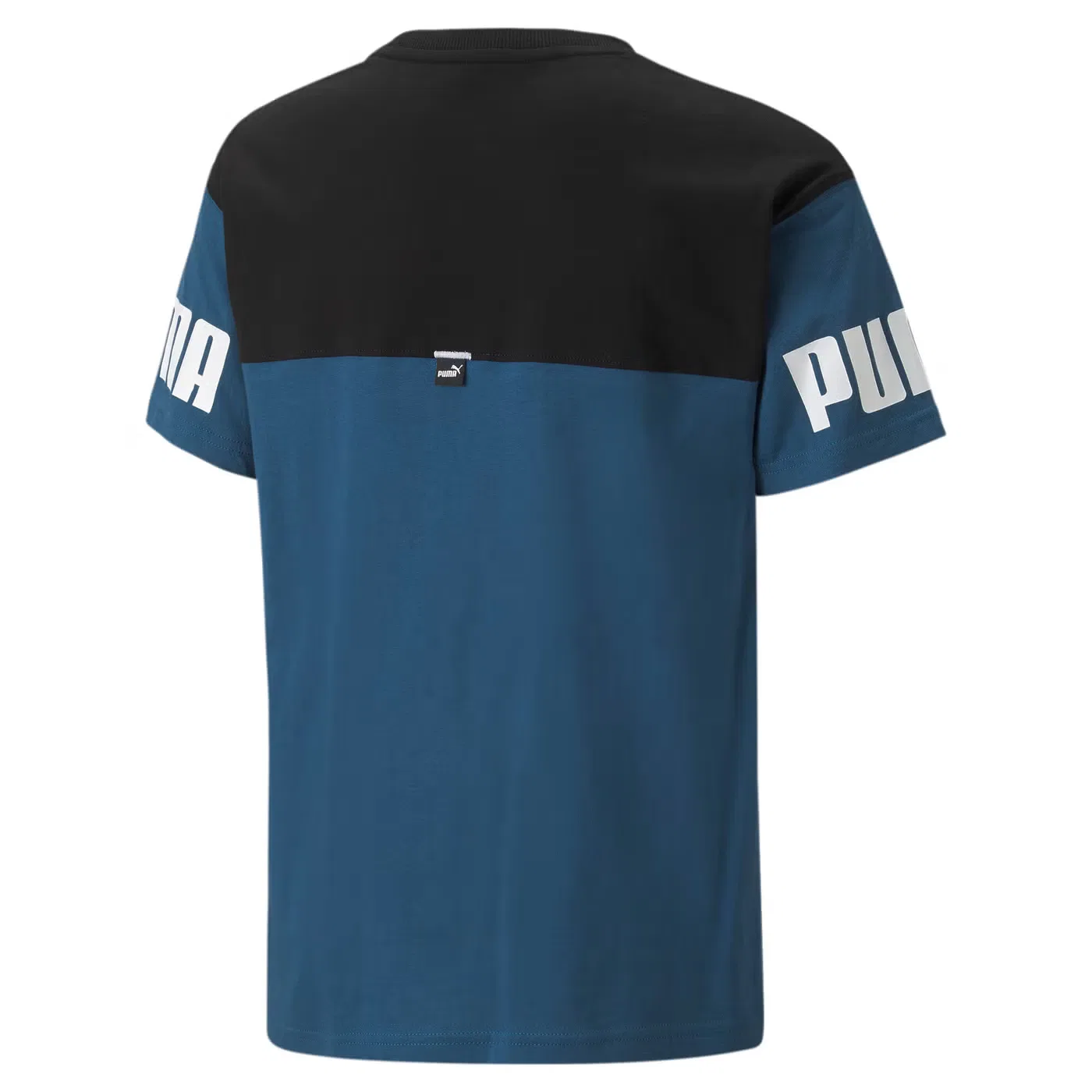 Футболка с контрастными вставками Power Puma, синий — фото 2