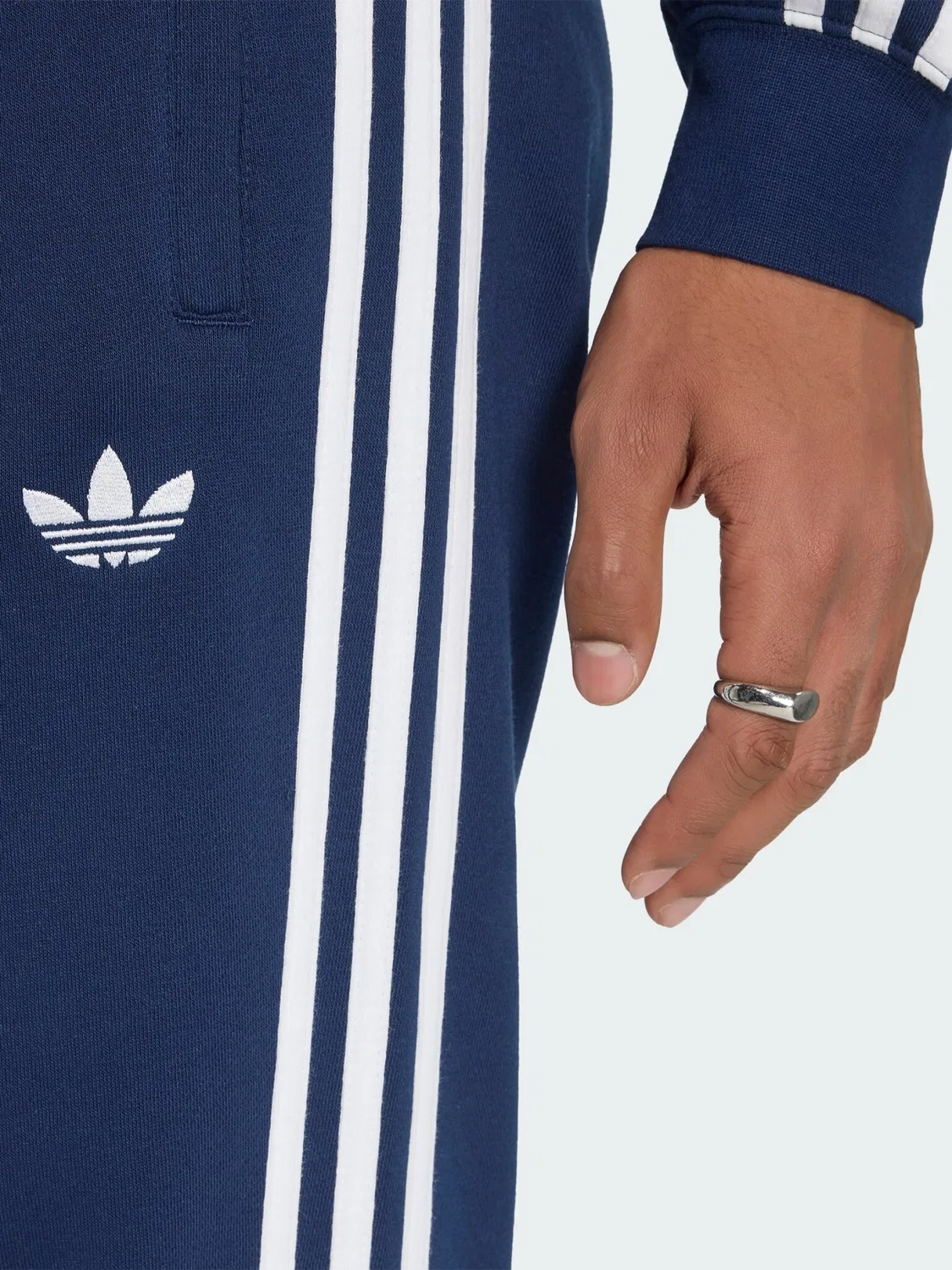 Мужские спортивные штаны стандартного кроя Sweatjoggers Adidas, темно-синий — фото 3