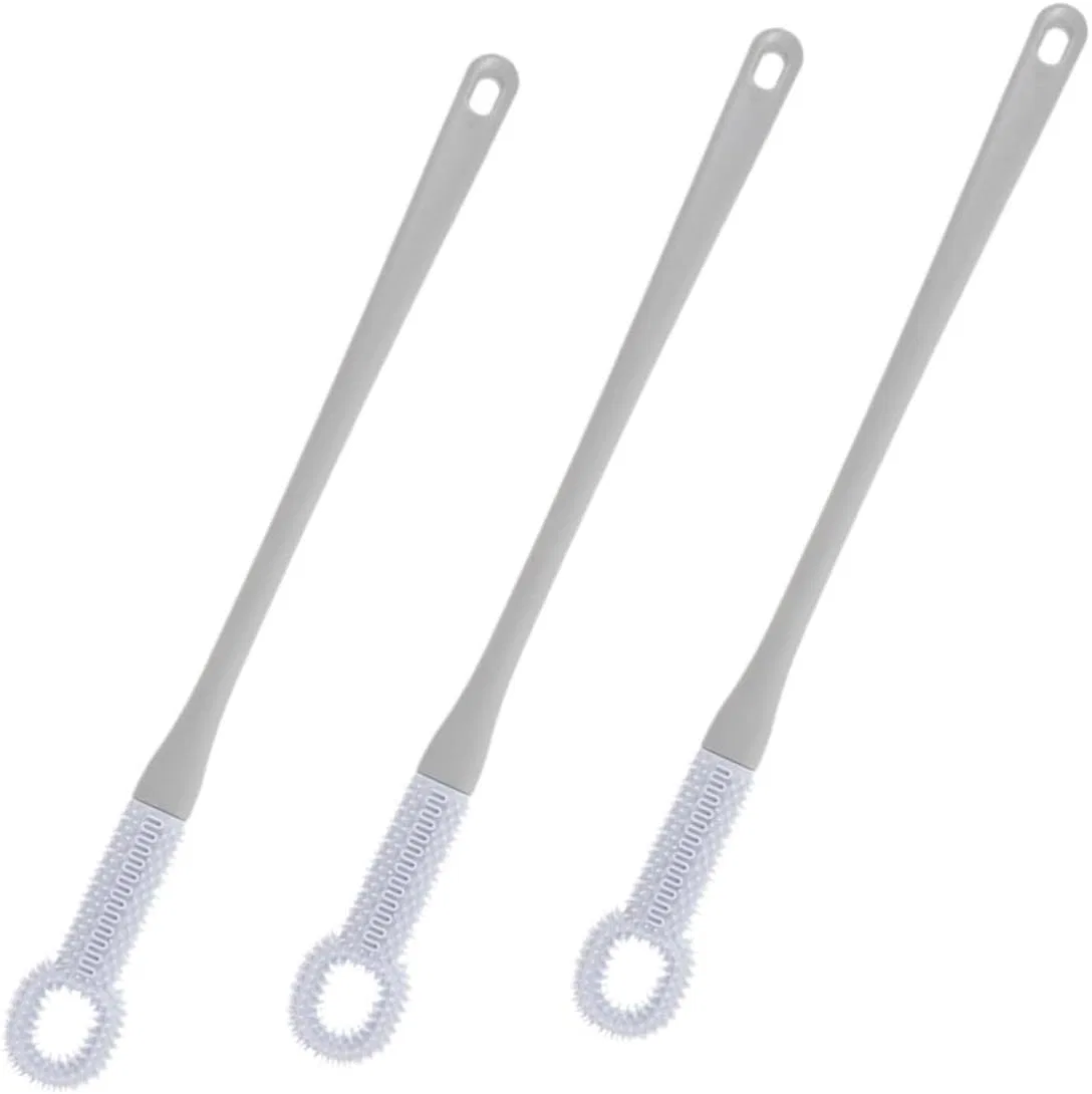 Щетка для ног с длинной ручкой, LIFKOME, 3 шт, 39,5x3,5x1 см, Синий