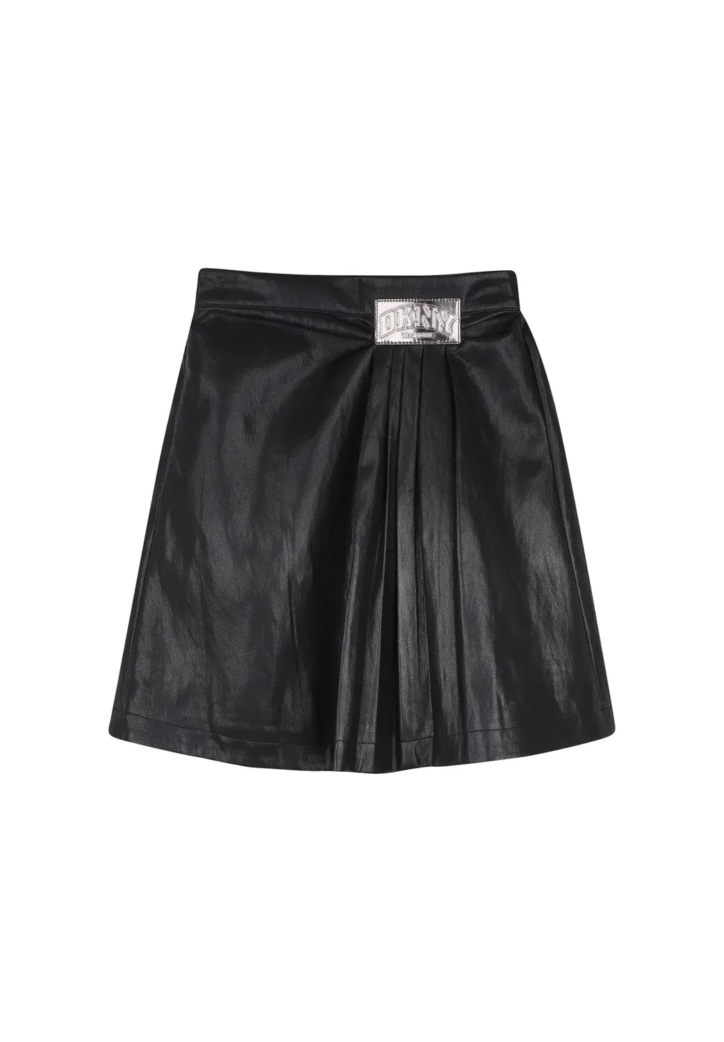 Jupe simili - плиссированная юбка Dkny, Black