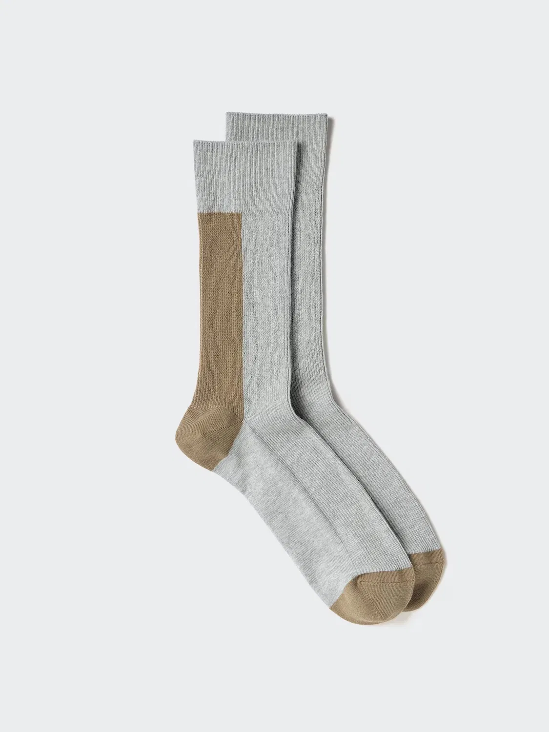 Носки Uniqlo, двухцветные, серые