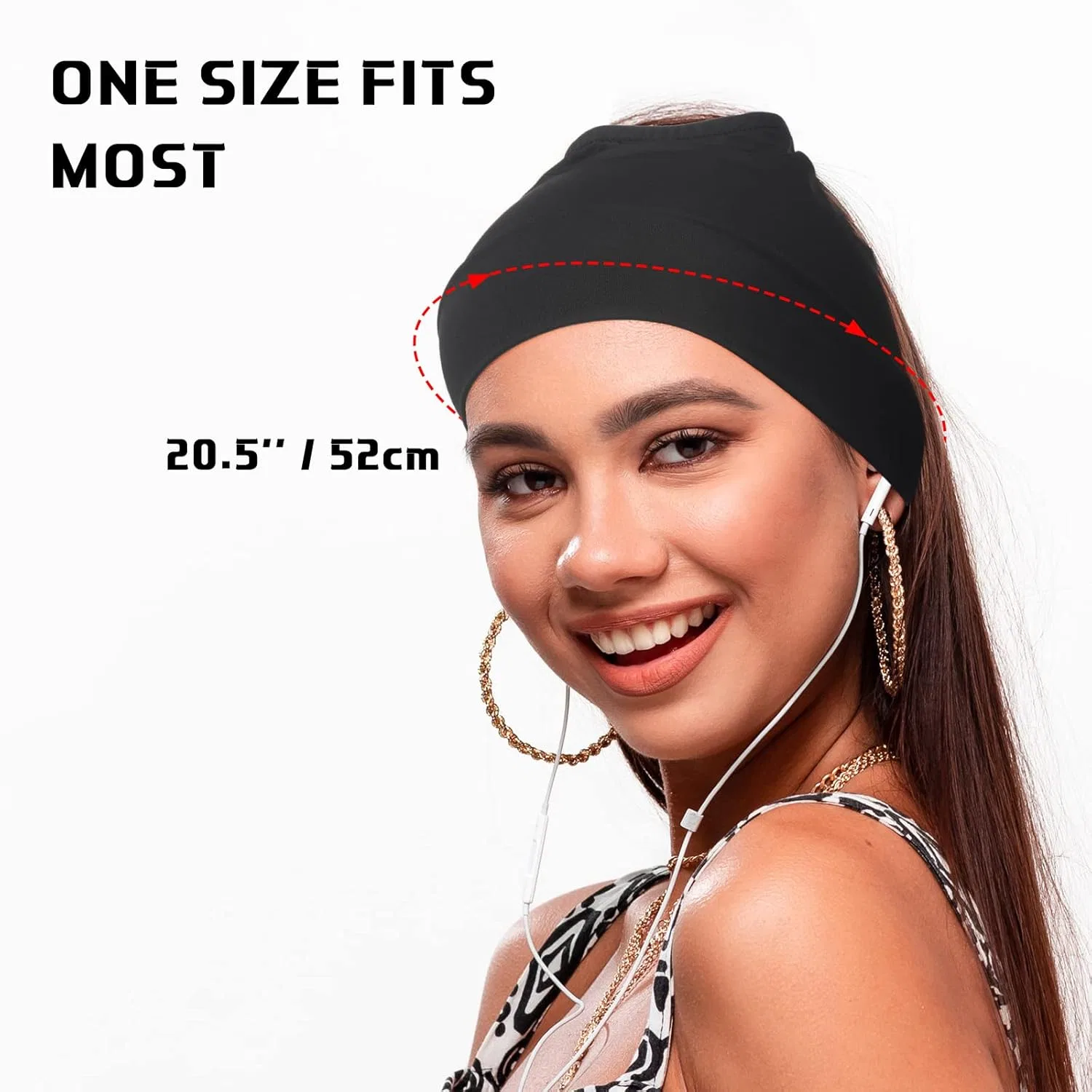 Шапочка для душа Satin Hair Wrap, 4 шт, Haysandy, Black, Khaki, Light Grey, White — фото 4