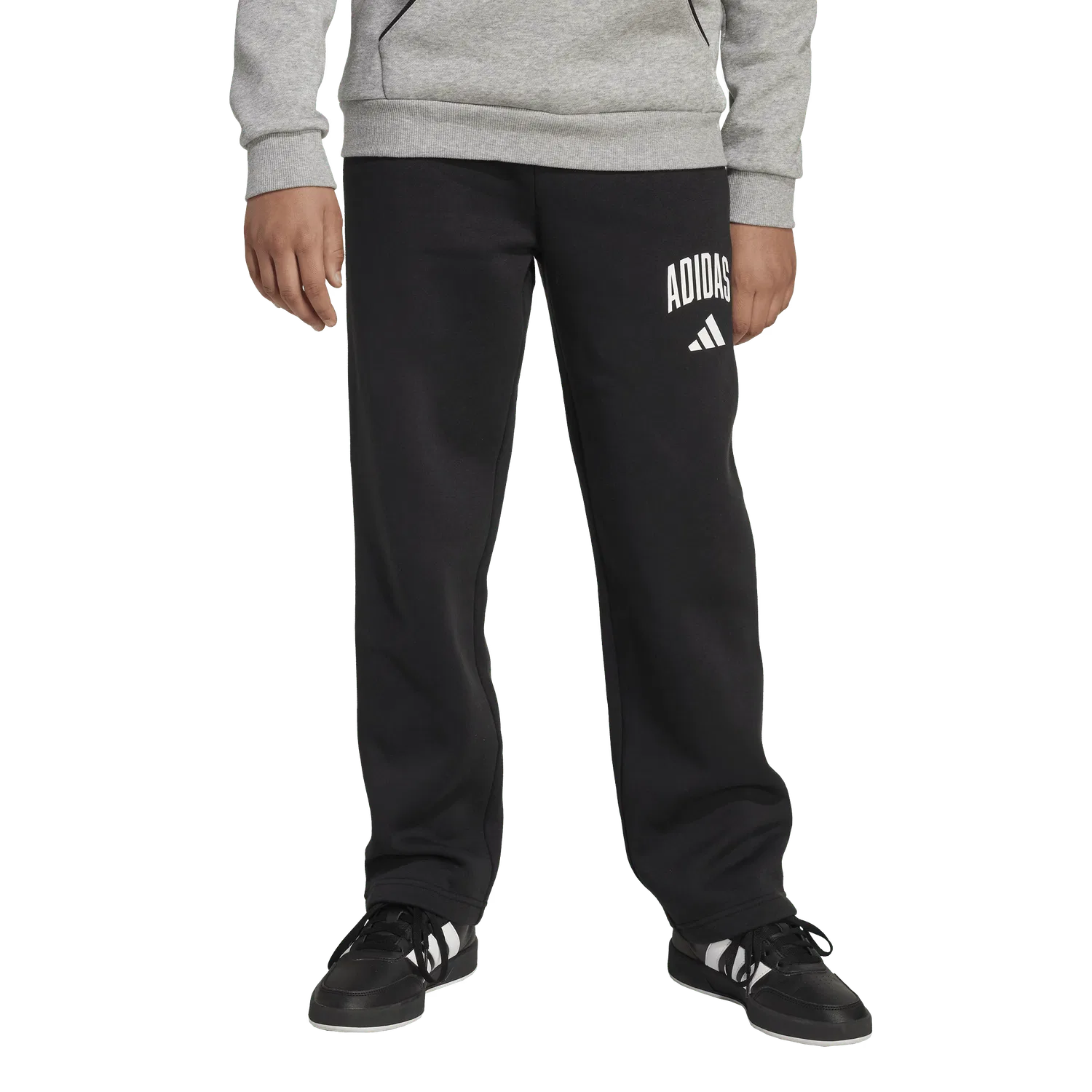 Детские спортивные штаны regular fit Adidas, белый — фото 2