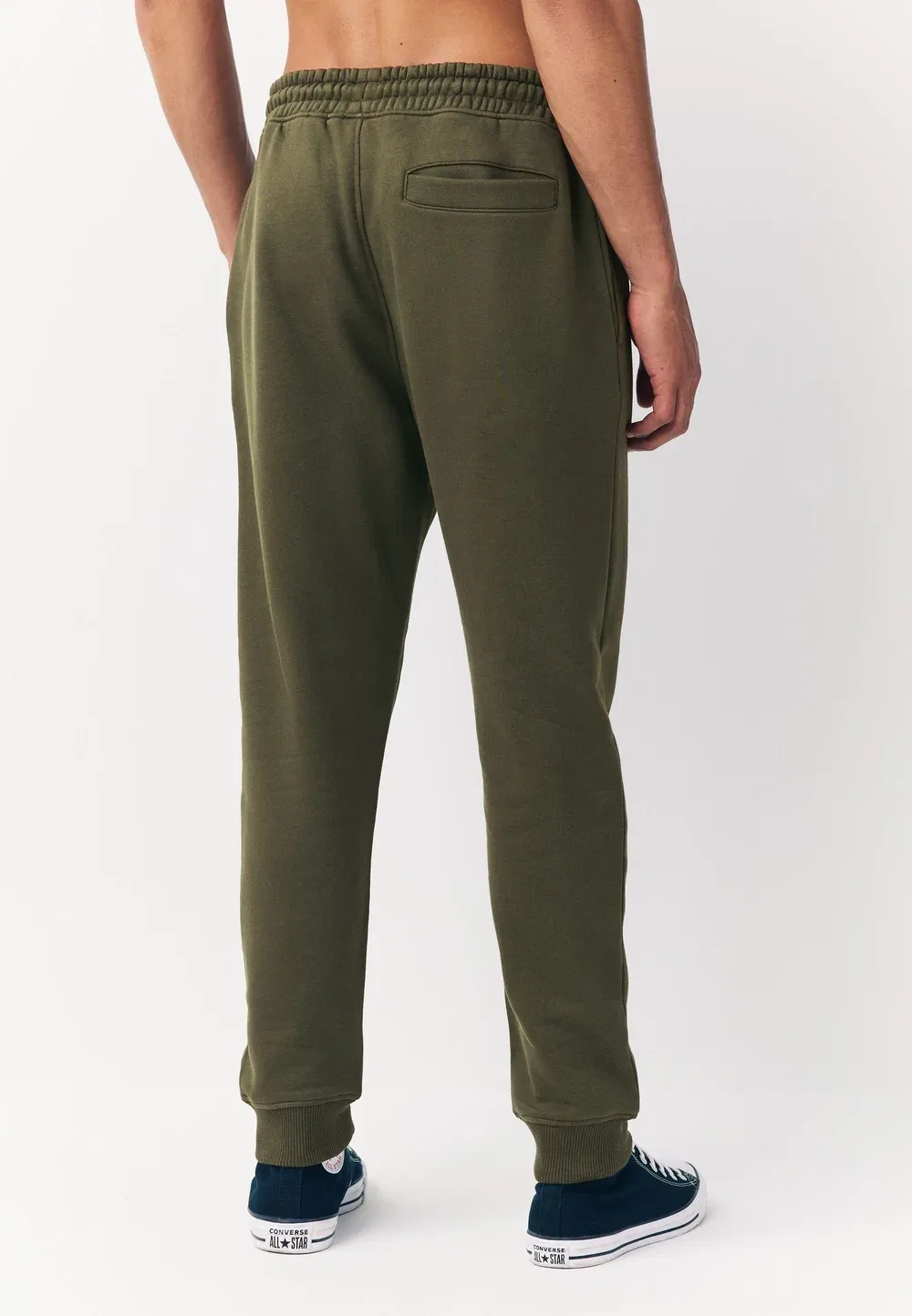 Приталенные спортивные брюки - брюки от спортивного костюма Next, Khaki Green — фото 2
