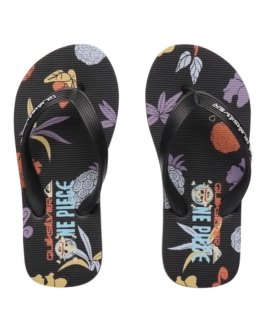 Детские сандалии с 3-точечным ремнем One Piece Molokai Art Quiksilver, Schwarz — фото 3