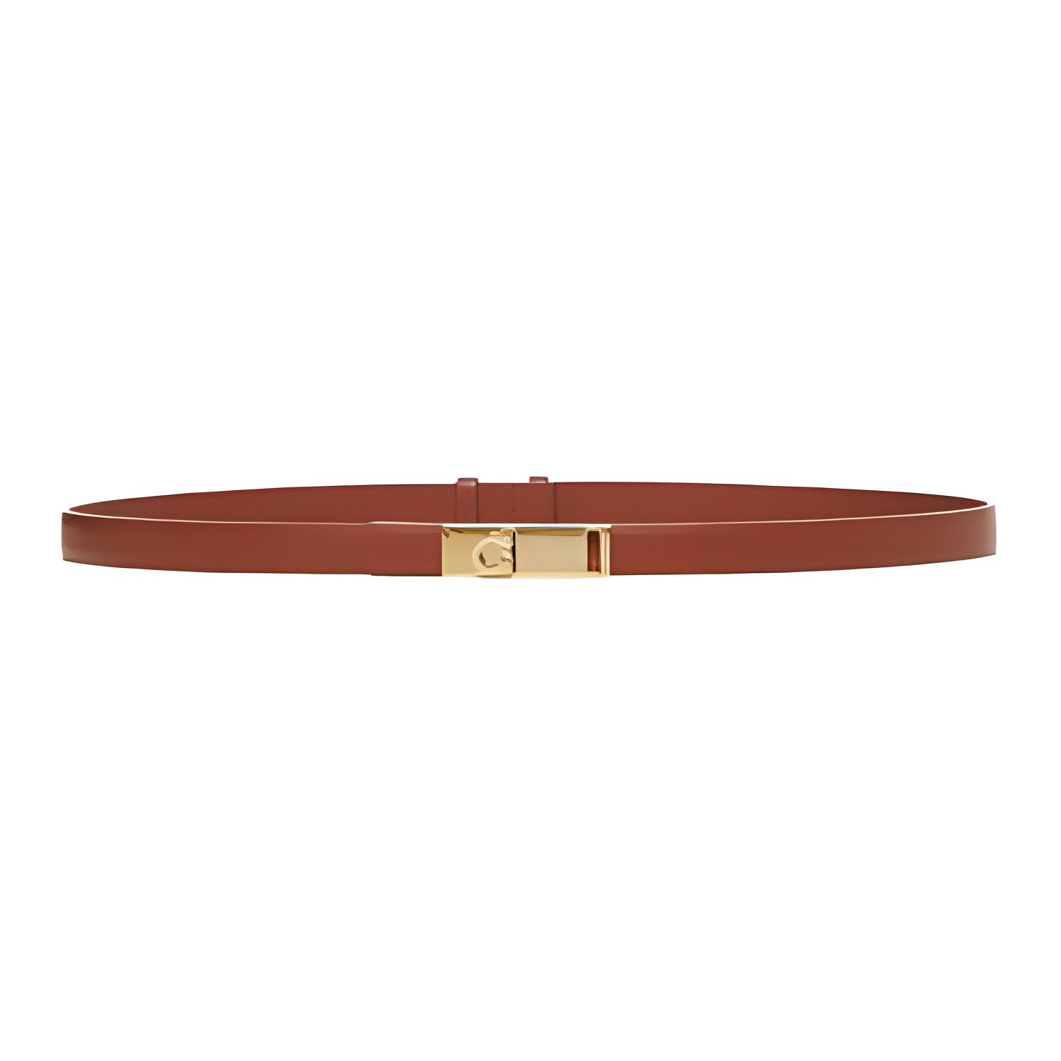 

Ferragamo Прямоугольный ременный ремень с пряжкой, Brown