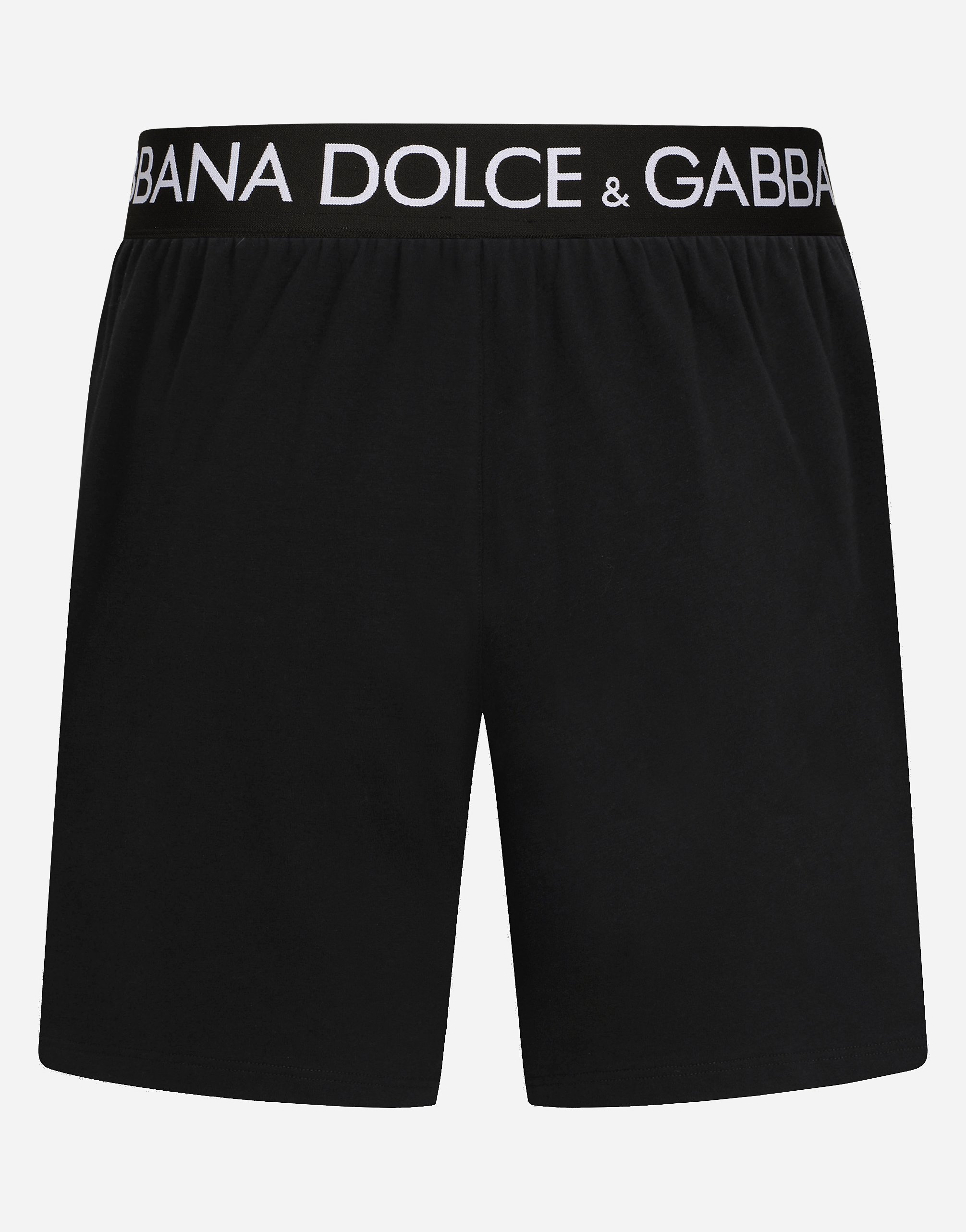 Боксеры из хлопка с двусторонней эластичностью Dolce & Gabbana, черный — фото 2