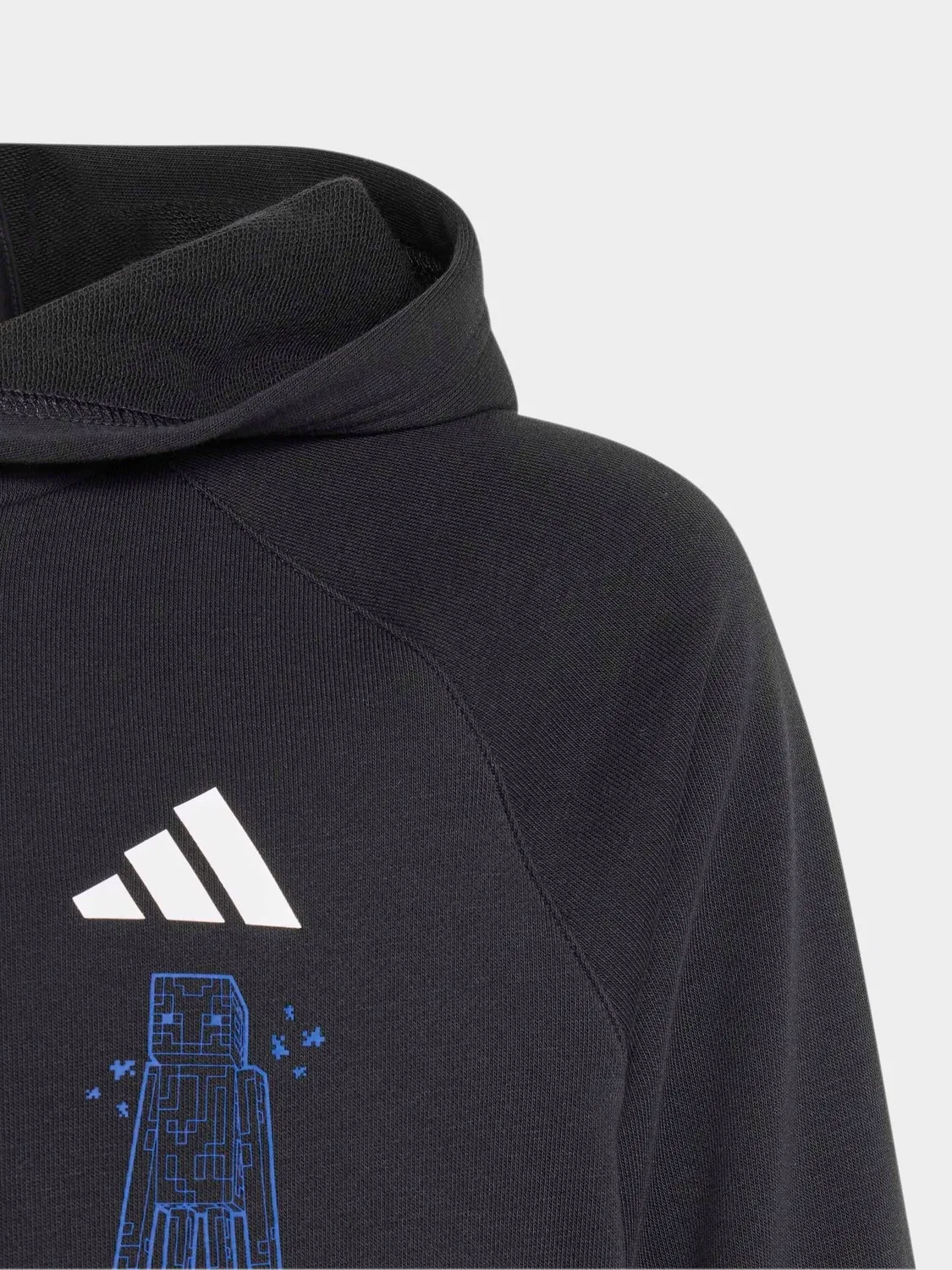 Худи с принтом Minecraft adidas, черный — фото 3