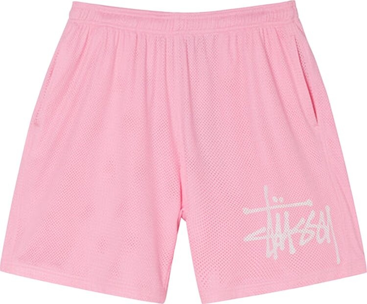 

Шорты Stussy Big Basic Mesh Short 'Pink', розовый