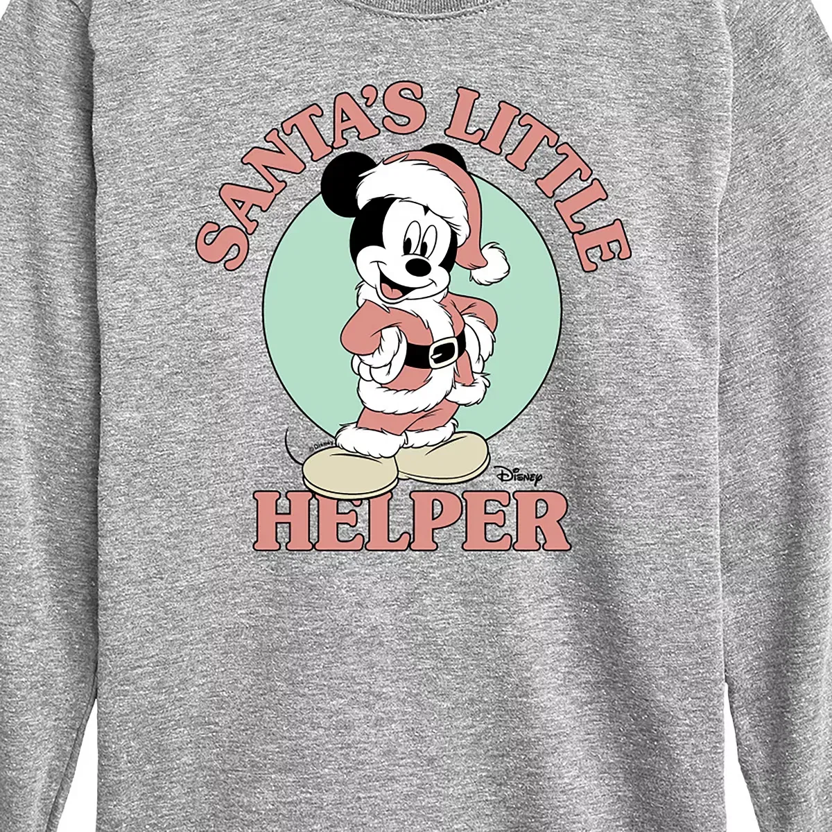 Детский лонгслив с принтом Santa's Little Helper Disney, Черный — фото 2
