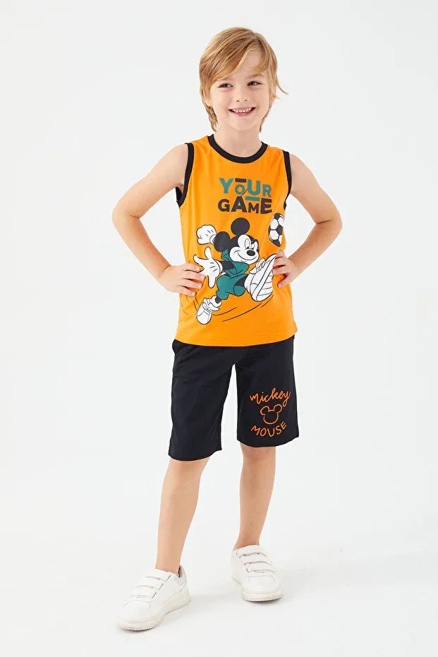Детские шорты для мальчиков с принтом Mickey Mouse Bermudas Set Roly Poly, Oranj