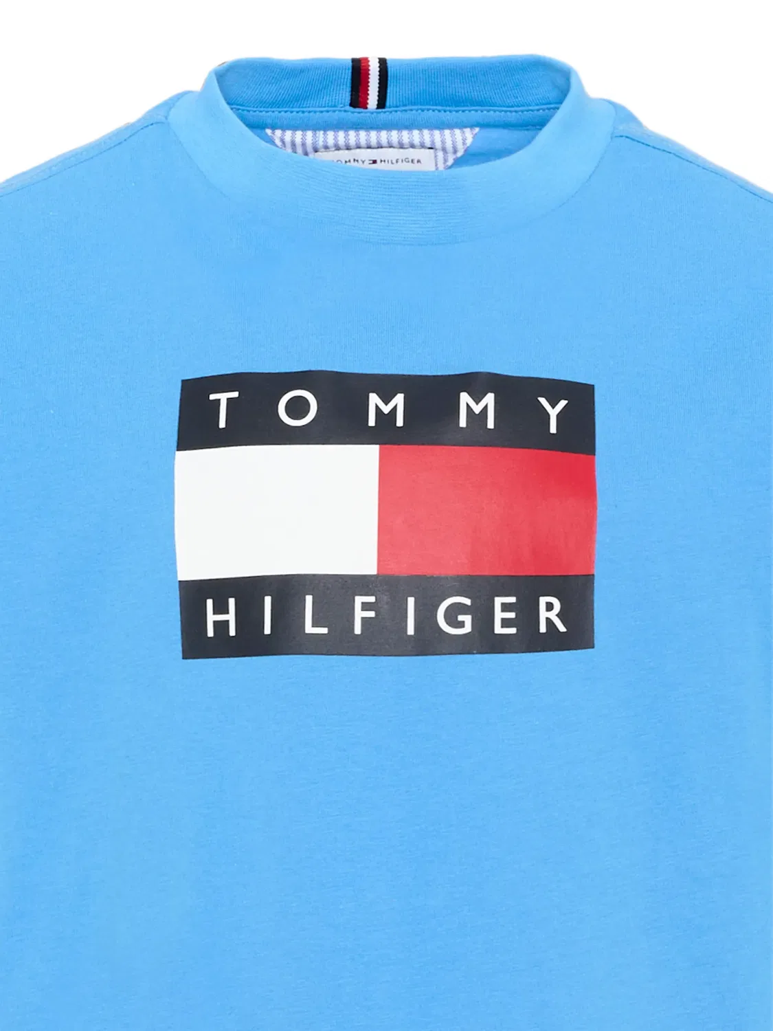 Футболка с логотипом Tommy Hilfiger Junior, синий — фото 3