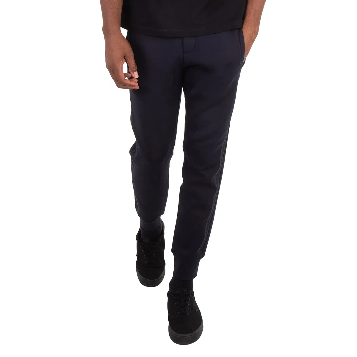 Джоггеры на резинке с кулиской Emporio Armani, Blu Navy