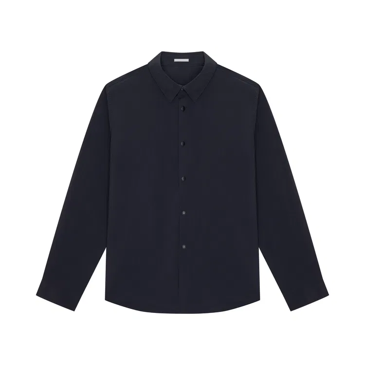 Детская рубашка с длинным рукавом Nice Rice, Navy Blue