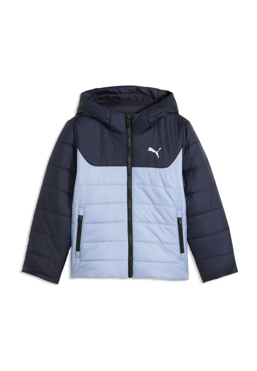 Essentials Whatierte Kapuzenjacke унисекс - зимняя куртка Puma, Chambray Blue