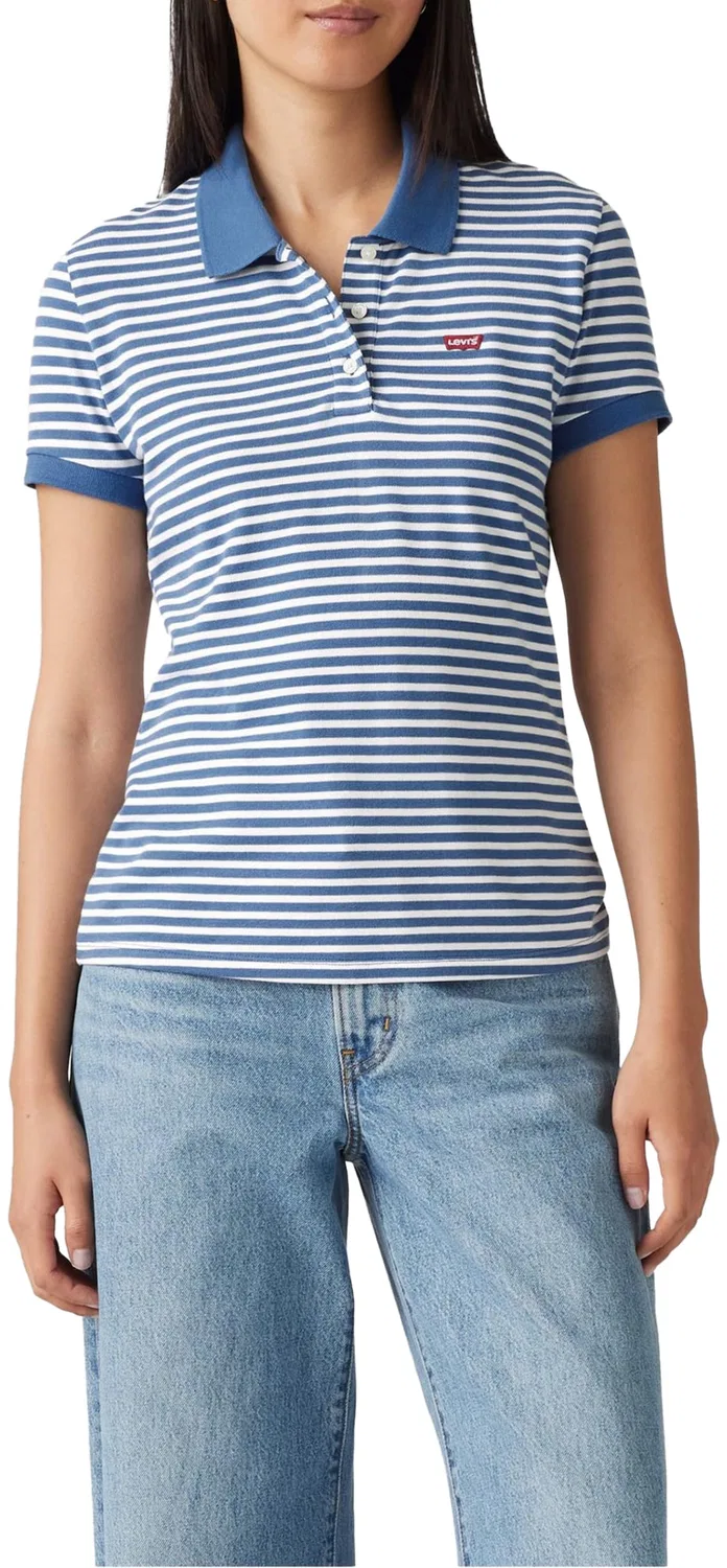 Женское поло с коротким рукавом HM Levi's, Marigold Stripe Dutc
