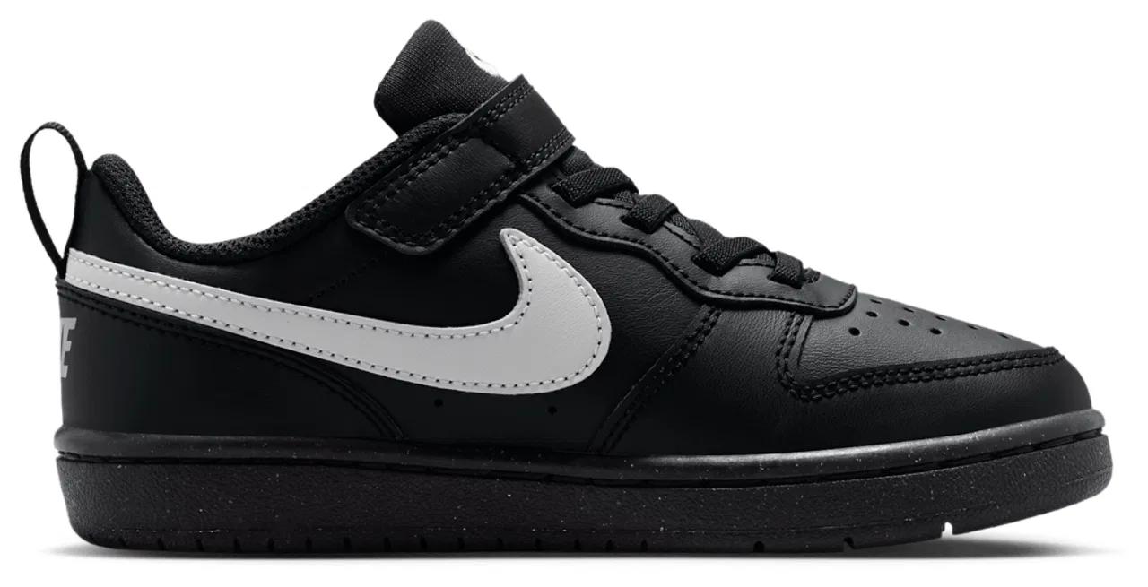 Кроссовки для мальчиков Court Borough Low Recraft Nike, цвет Black/Grey Fog/Black