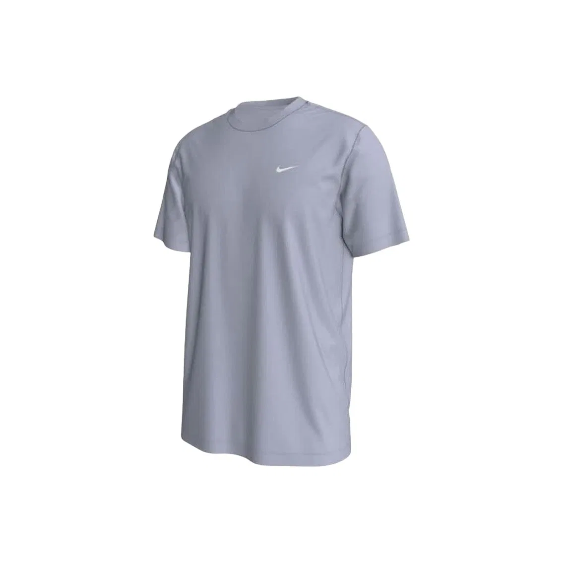 Мужская футболка с круглым вырезом свтло-серая Nike