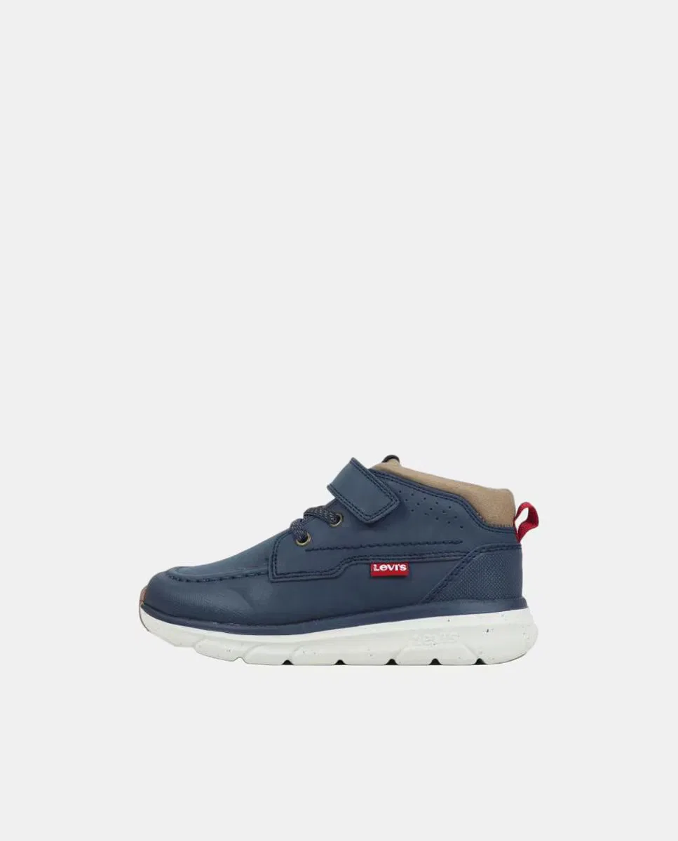 Детские ботинки на шнурках, Levi's kidswear, темно-синий