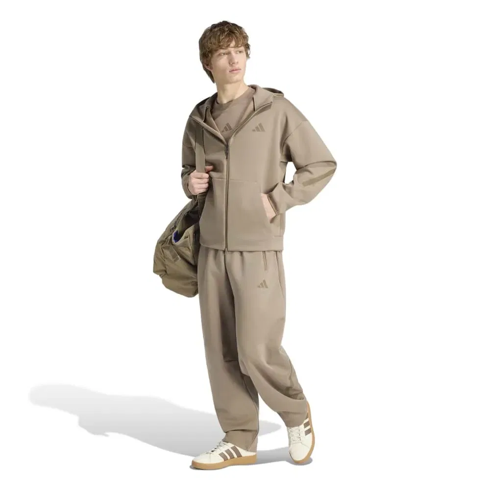 Мужской свитшот с капюшоном Z.N.E. Adidas, Beige — фото 4