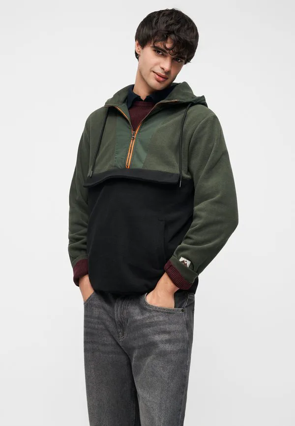 

Толстовка с капюшоном Pier One, Black/Kombu Green, Черный, Толстовка с капюшоном Pier One, Black/Kombu Green