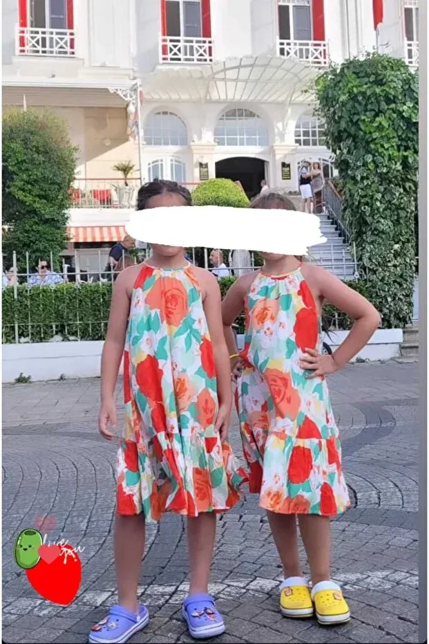 Детское платье для девочек хлопковое Oliveyoumom, Multicolored