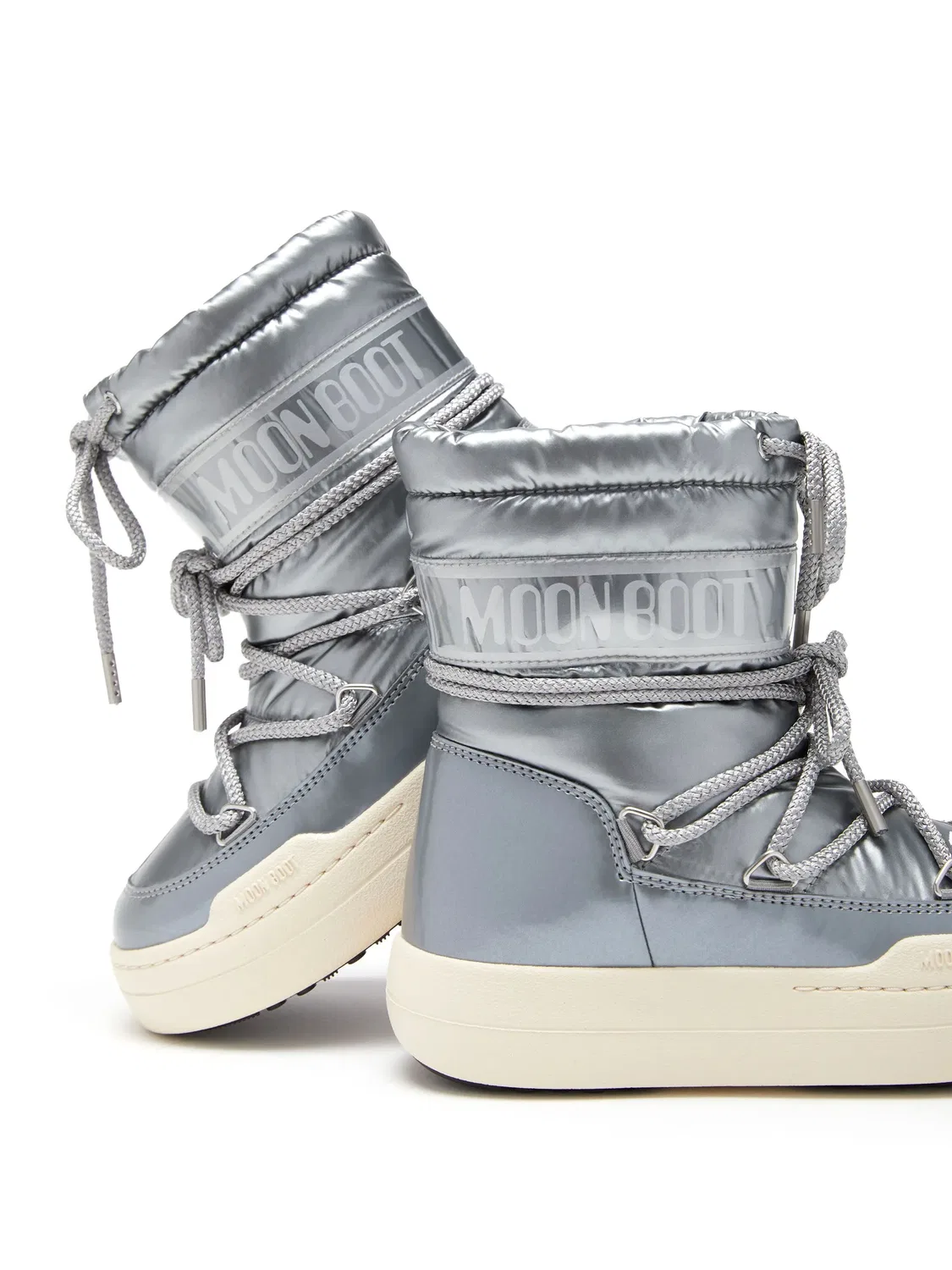 Ботинки на платформе для снега Moon Boot, серый — фото 3