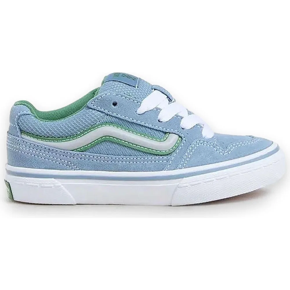 Детские кроссовки для мальчиков с текстильным верхом Caldrone Light Blue Vans — фото 2