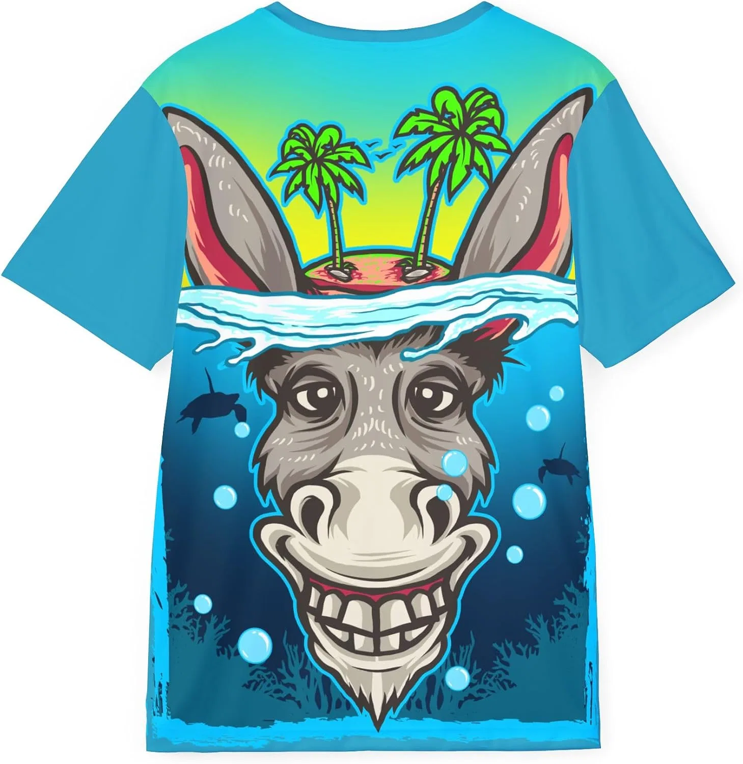 Футболка с принтом Tropical Donkey, Multicolor — фото 2
