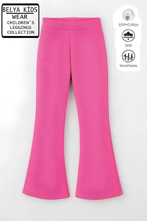 Детские леггинсы для девочек хлопковые Spanish Leggings Belya Kids Wear, Pink