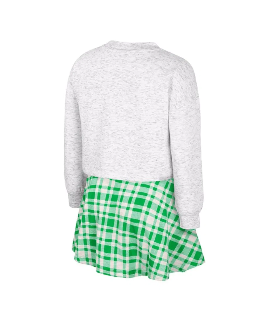 Комплект из топа и юбки в клетку Marceline Plaid Skirt and Top Set Colosseum, White — фото 3